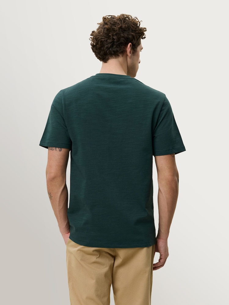 Les Deux Pine Green Italian Graphic Print T-Shirt - Image 2 of 7