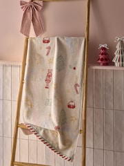 Next Natural Christmas 6 Colour Icon Towel - Image 1 of 3