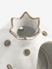 Natural Pomegranate Shape Ceramic Tea Light Holder - Image 5 of 5