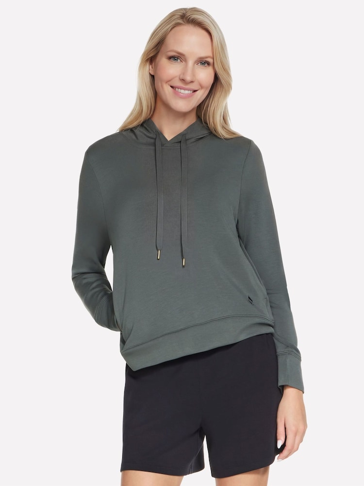 Skechers Green Skechluxe Elevate Hoodie - Image 1 of 4