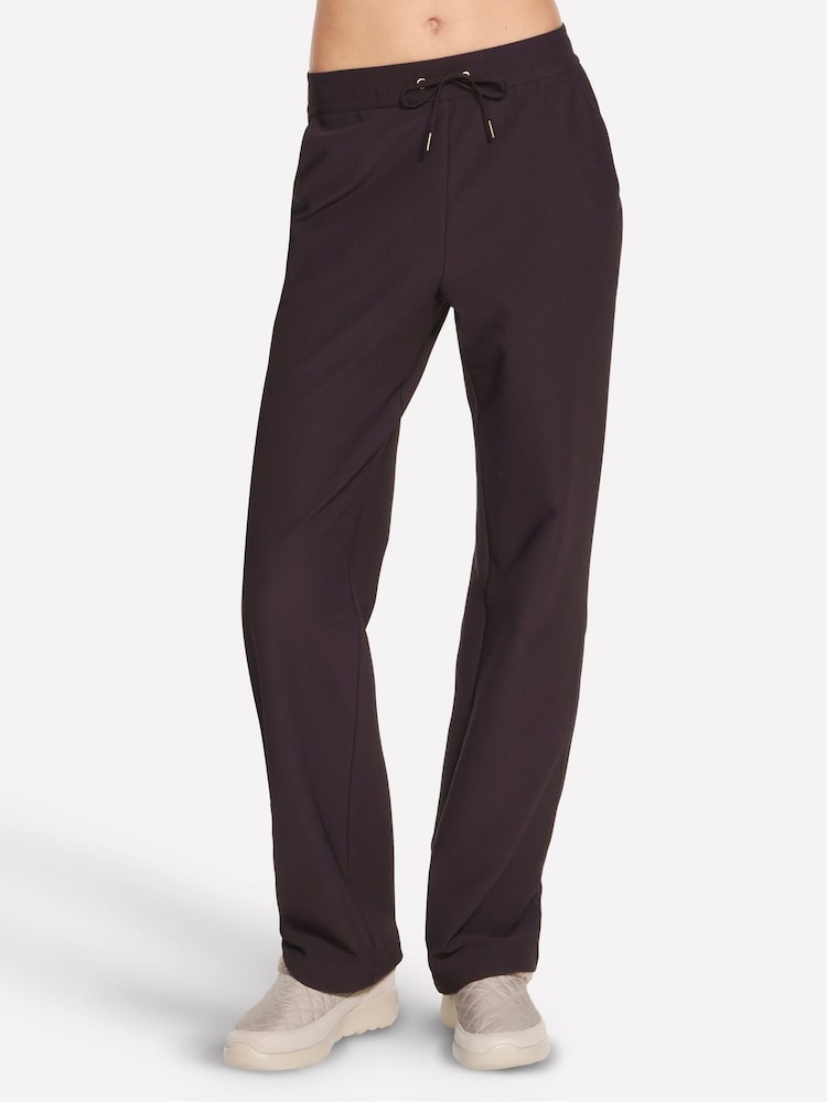 Skechers Brown Go Luxe Rib Joggers - Image 1 of 4