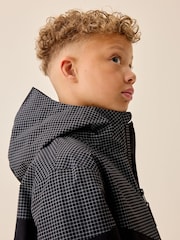 Black Grid Anorak Jacket (3-17yrs) - Image 2 of 24
