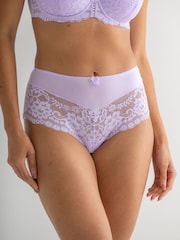 Pour Moi Purple Short Fleur Cheeky V-Shaped Knickers - Image 2 of 4