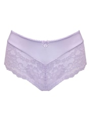 Pour Moi Purple Short Fleur Cheeky V-Shaped Knickers - Image 3 of 4
