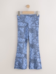 Blue Scarf Print - Κολάν Rib Flare ( 3 - 16 ετών) - Εικόνα 5 από 8
