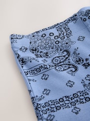Blue Scarf Print - Κολάν Rib Flare ( 3 - 16 ετών) - Εικόνα 7 από 8