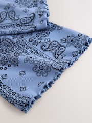 Blue Scarf Print - Κολάν Rib Flare ( 3 - 16 ετών) - Εικόνα 8 από 8