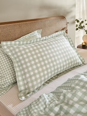 Set cu husă pentru pilotă și față de pernă din bumbac cu carouri Yard Barton - Imaginea 3 din 3