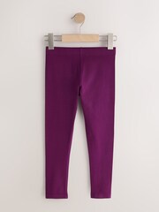Brown/Khaki/Berry Leggings 5 Pack (3-16yrs) - Image 2 of 9
