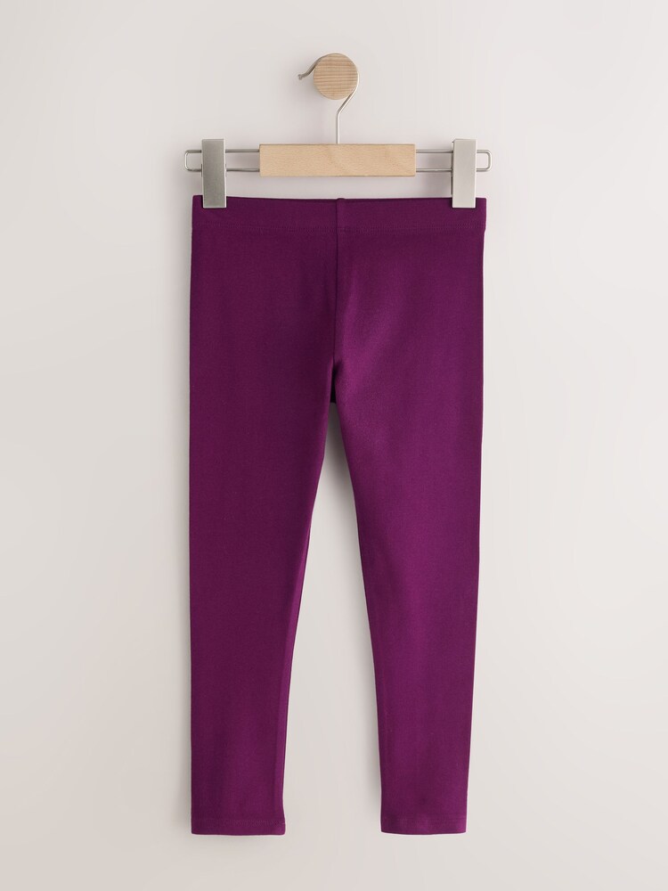 Brown/Khaki/Berry Leggings 5 Pack (3-16yrs) - Image 2 of 9 Brown/Khaki/Berry Leggings 5 Pack (3-16yrs) - Image 2 of 9