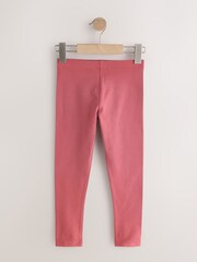 Brown/Khaki/Berry Leggings 5 Pack (3-16yrs) - Image 4 of 9