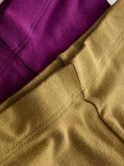 Brown/Khaki/Berry Leggings 5 Pack (3-16yrs) - Image 8 of 9