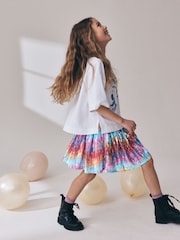 Pink/Blue Ombre Pull On Sequin Skirt (3-16yrs) - Image 1 of 8