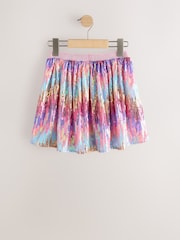 Pink/Blue Ombre Pull On Sequin Skirt (3-16yrs) - Image 6 of 8