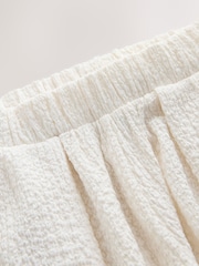 Ecru White Textured Balloon Trousers (3-16yrs) - Image 8 of 8