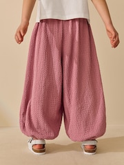 Pink Textured Balloon Trousers (3-16yrs) - Image 3 of 8