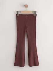 Multi Berry 4 Pack Rib Flare Leggings (3-16yrs) - Image 3 of 8