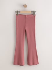 Multi Berry 4 Pack Rib Flare Leggings (3-16yrs) - Image 6 of 8