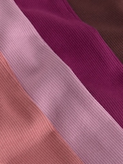 Multi Berry 4 Pack Rib Flare Leggings (3-16yrs) - Image 8 of 8