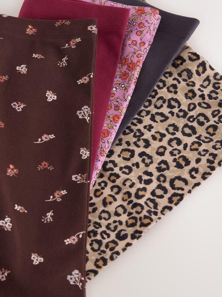 Mehrfarbige Tiermotive - Leggings im 5er-Pack (3–16 J.) - Bild 9 von 9