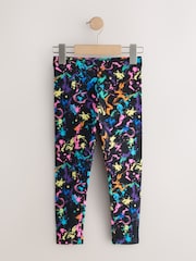 Blue/Graffiti Leggings 5 Pack (3-16yrs) - Image 7 of 9