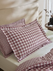Yard Set of 2 Berry Barton Check Cotton Pillowcases - Image 1 of 1