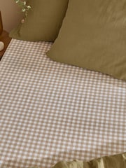 Yard Biscuit Barton Check Fitted Sheet - Image 2 of 2