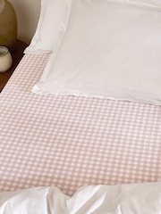 Yard Blush Barton Check Fitted Sheet - Image 2 of 2