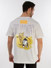 Brands In White Star Wars Japanese Droids T-Shirt - Image 1 of 5