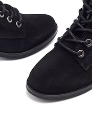 Moda in Pelle Black Bezzy Lace-Up Casual Boots - Image 4 of 4