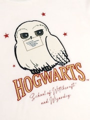 Vanilla Underground White Harry Potter Hedwig Long Sleeve Leg Pyjamas Set - Image 4 of 5