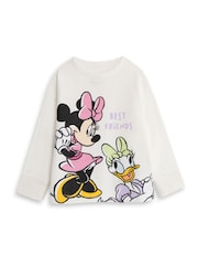 Vanilla Underground Pink Disney Minnie Mouse Cotton Long Sleeve Leg Pyjamas Set Multi Pack Of 2 - Image 2 of 5
