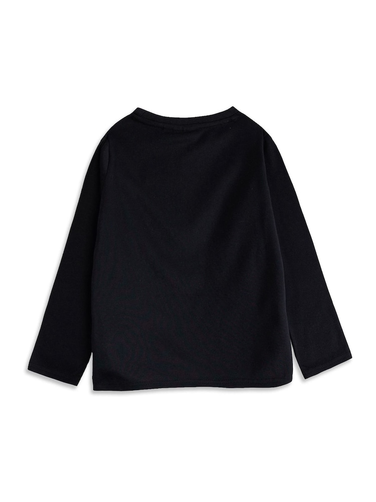 Vanilla Underground Black Nirvana Logo Long Sleeve Long Leg Pyjamas Set - Image 2 of 5