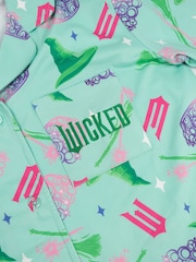 Vanilla Underground Green Wicked Button Up Long Sleeve Leg Pyjamas Set - Image 5 of 8