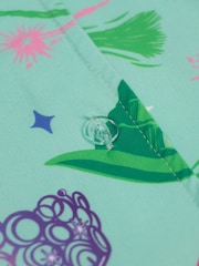 Vanilla Underground Green Wicked Button Up Long Sleeve Leg Pyjamas Set - Image 7 of 8