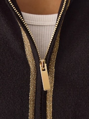 Monsoon Nolan Knit Bomber Jacket - Imagen 3 de 4