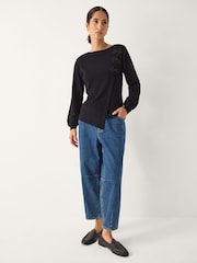 Monsoon Sofia Asymmetrical Button Jumper - Imagen 3 de 6