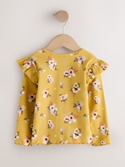 Floral Verde y Rosa - Camiseta de manga larga acanalada (3meses -7años) - Imagen 5 de 7