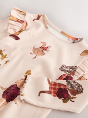Crema Niñas de otoño - Camiseta de manga larga acanalada (3meses -7años) - Imagen 7 de 8