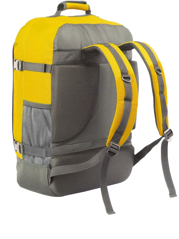 Cabin Max Yellow Metz 44L Carry On 55cm Backpack - Image 3 of 3 Cabin Max Yellow Metz 44L Carry On 55cm Backpack - Image 3 of 3