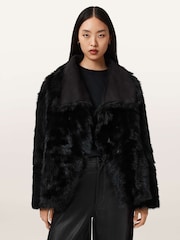 AllSaints Wilton Shearling Jacket - Imagen 1 de 9