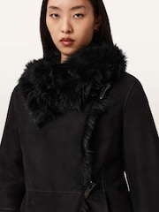 AllSaints Wilton Shearling Jacket - Imagen 2 de 9