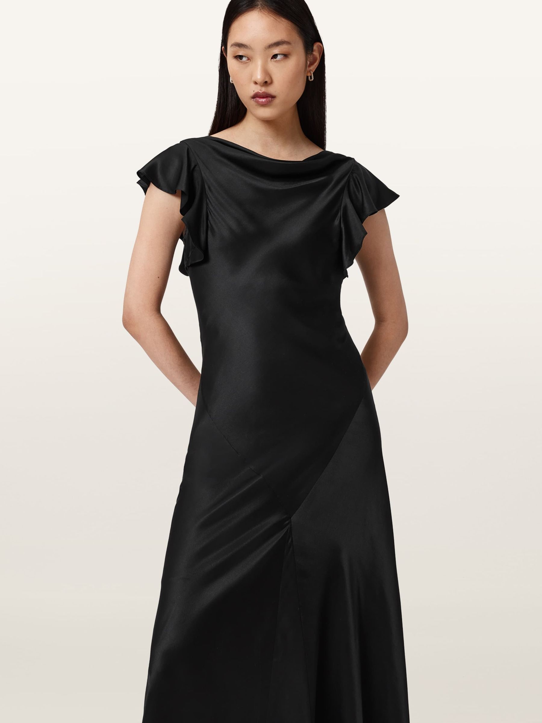 Buy AllSaints Black Flora Dress from the Next UK online shop