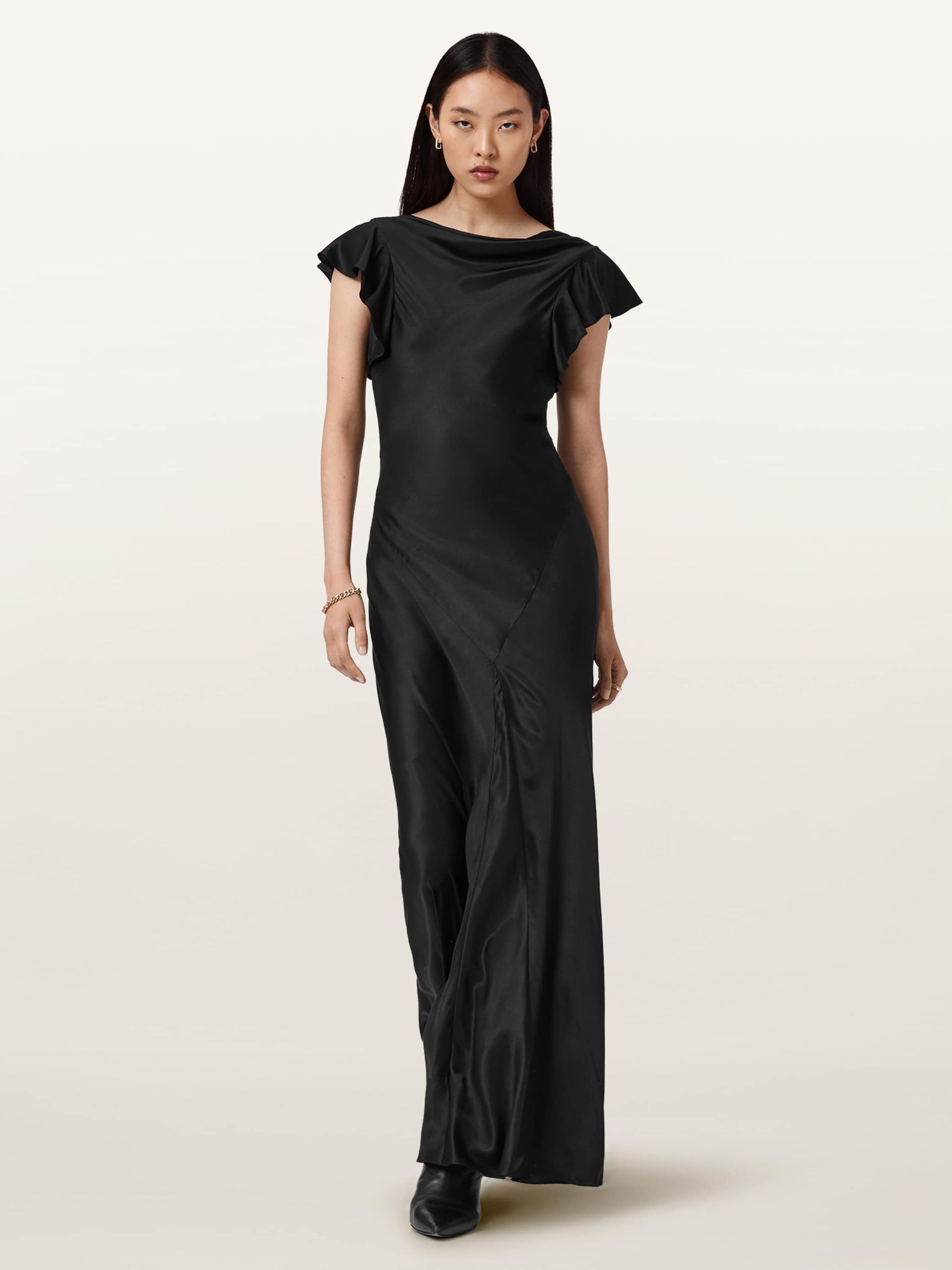 Buy AllSaints Black Flora Dress from the Next UK online shop