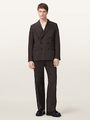 AllSaints Brown Newton Blazer - Image 3 of 8