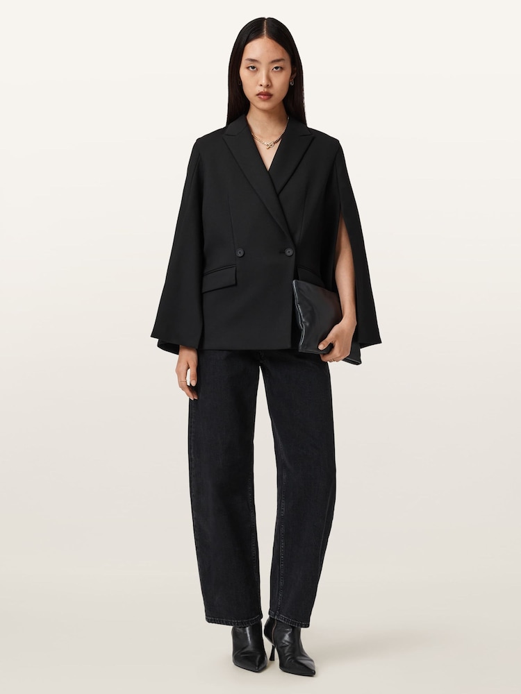 AllSaints Luna Cape Blazer - Imagem 2 de 6 AllSaints Luna Cape Blazer - Imagem 2 de 6