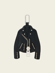 AllSaints Black Balfern Keyring - Image 1 of 2
