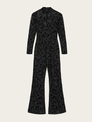 AllSaints Rylee Flock Catsuit Trousers - Imagen 5 de 5
