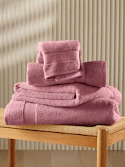 Pink Egyptian Cotton Towel - Image 1 of 3