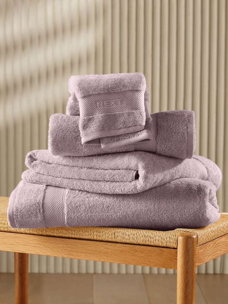 Lilac Purple Egyptian Cotton Towel - Image 1 of 3 Lilac Purple Egyptian Cotton Towel - Image 1 of 3